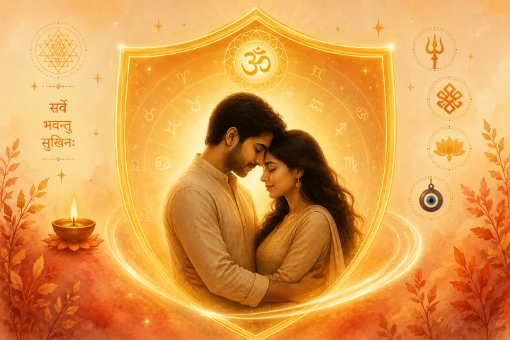Relationship protection astrology guidance illustration